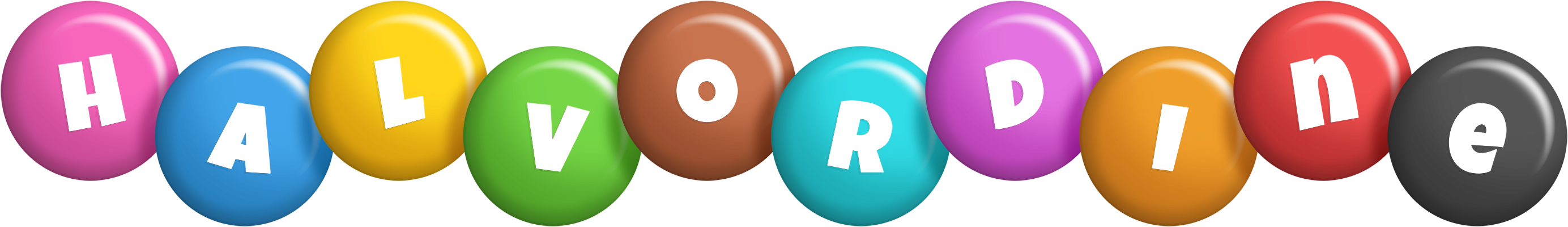 Halvordine candy logo