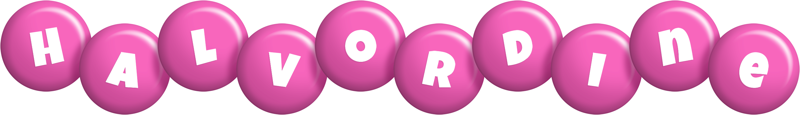 Halvordine candy-pink logo