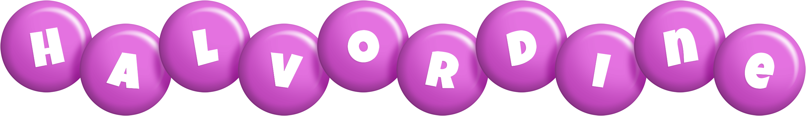 Halvordine candy-purple logo