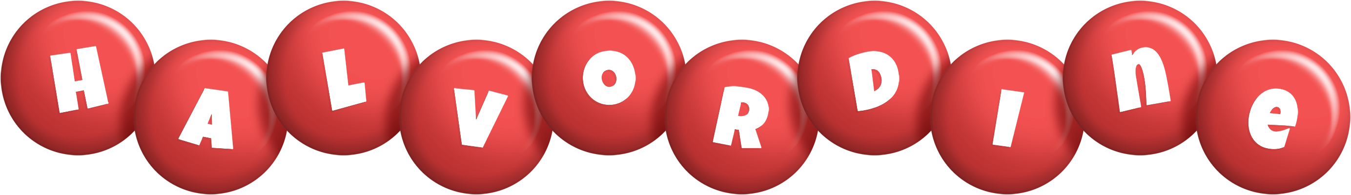 Halvordine candy-red logo