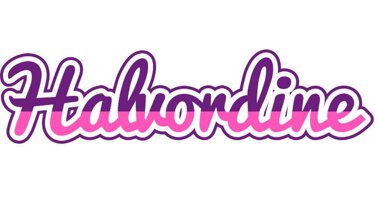 Halvordine cheerful logo