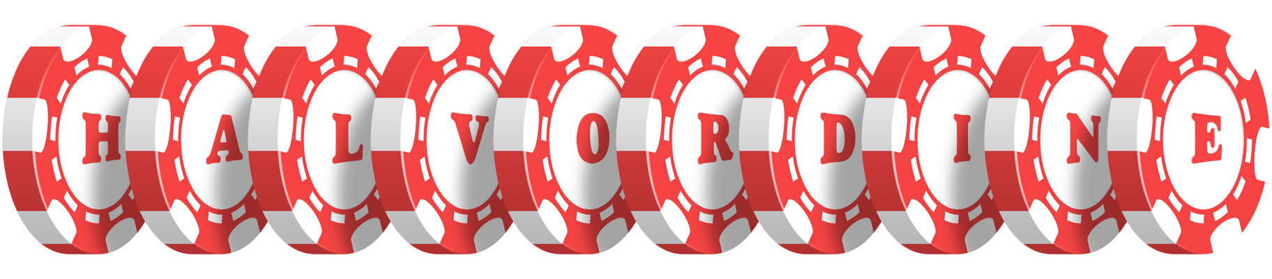 Halvordine chip logo
