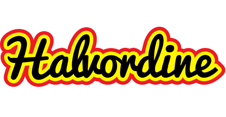 Halvordine flaming logo