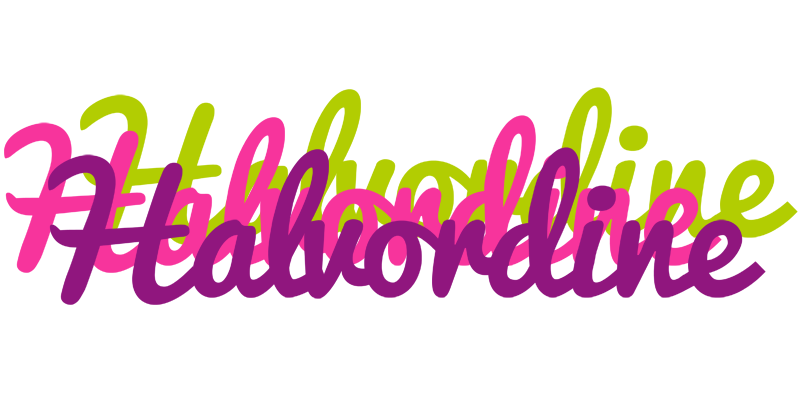 Halvordine flowers logo