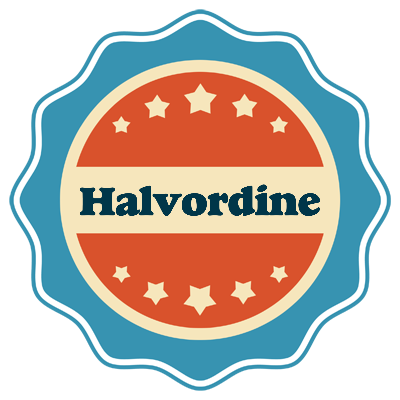 Halvordine labels logo