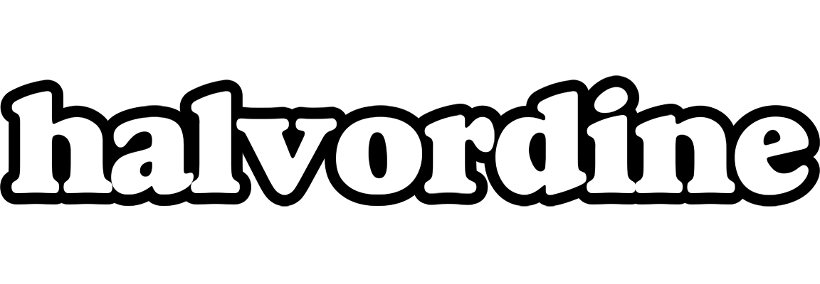 Halvordine panda logo