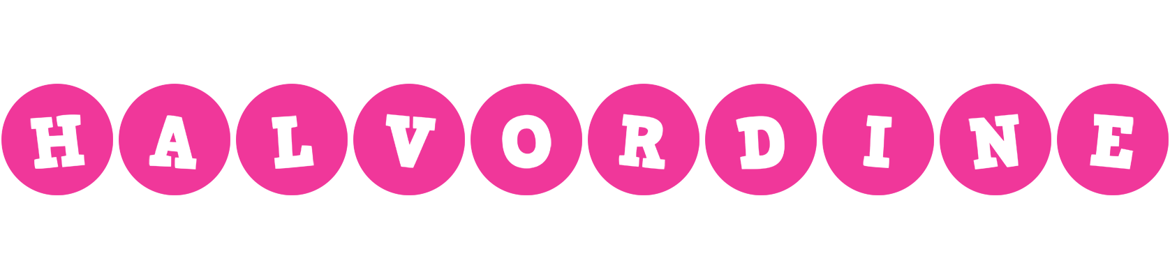 Halvordine poker logo