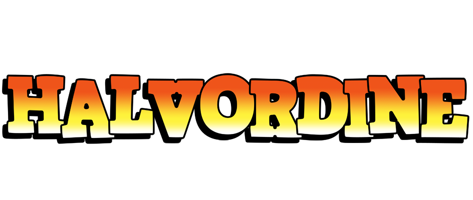 Halvordine sunset logo