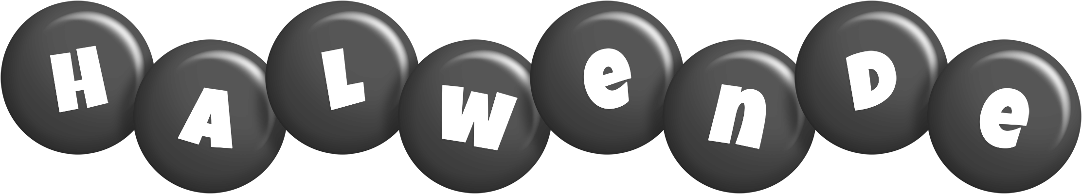 Halwende candy-black logo