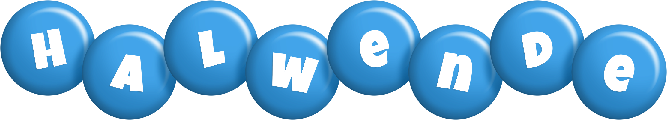 Halwende candy-blue logo