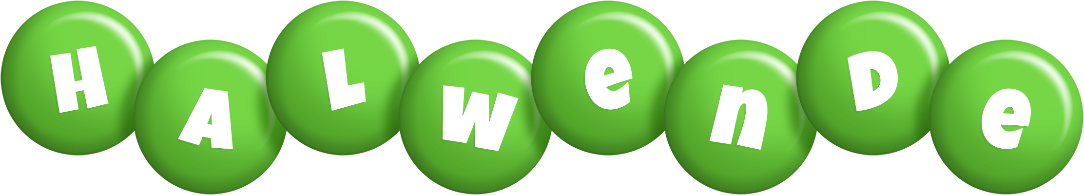 Halwende candy-green logo