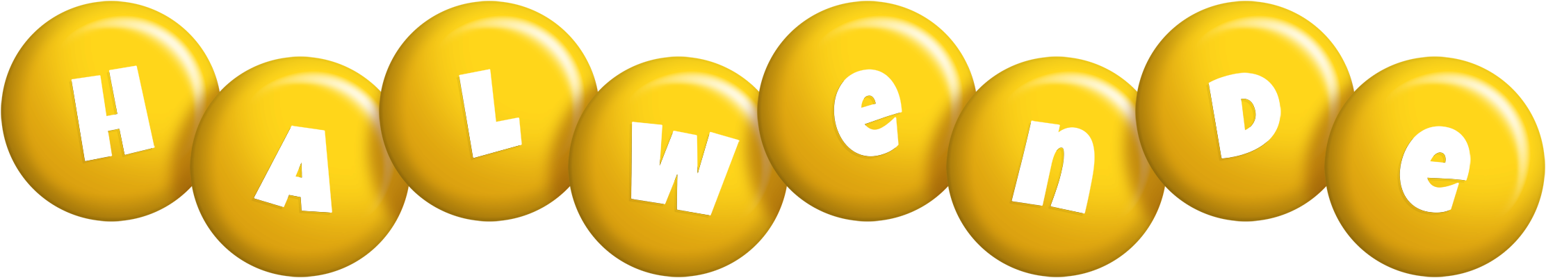 Halwende candy-yellow logo