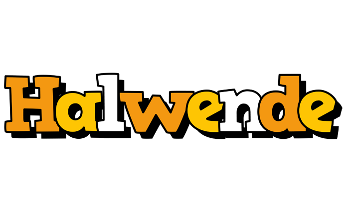 Halwende cartoon logo