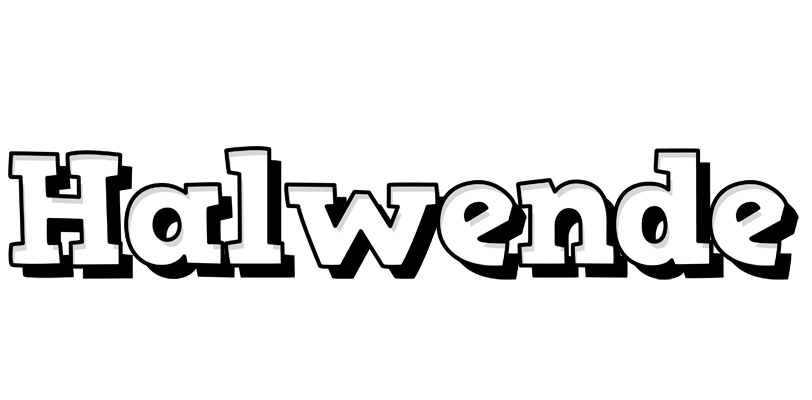 Halwende snowing logo