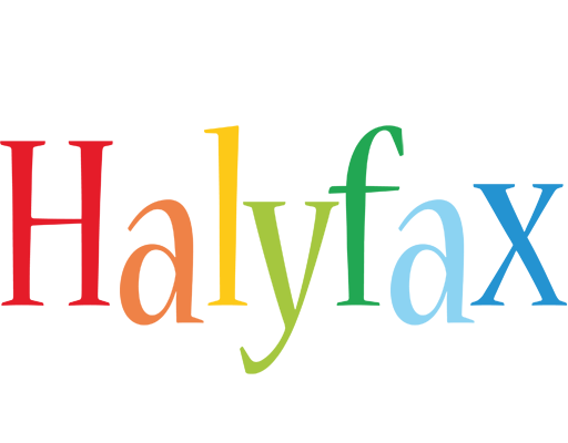 Halyfax birthday logo