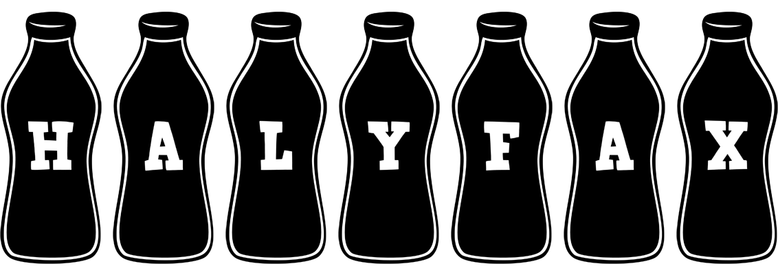 Halyfax bottle logo