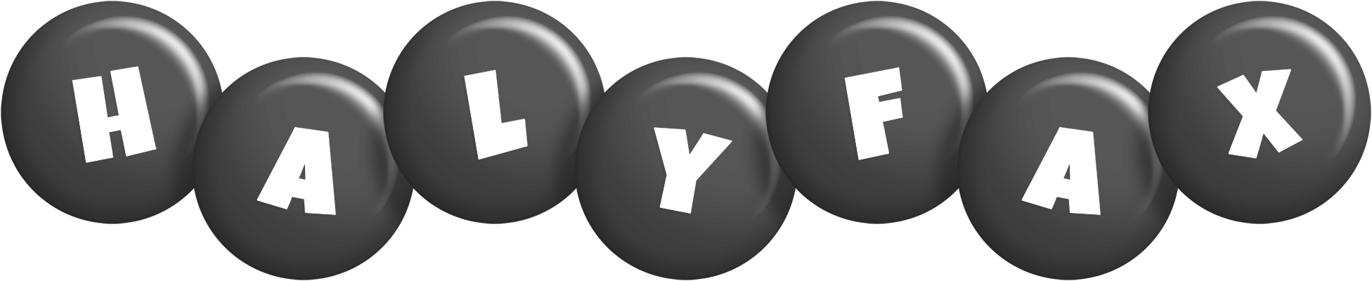 Halyfax candy-black logo