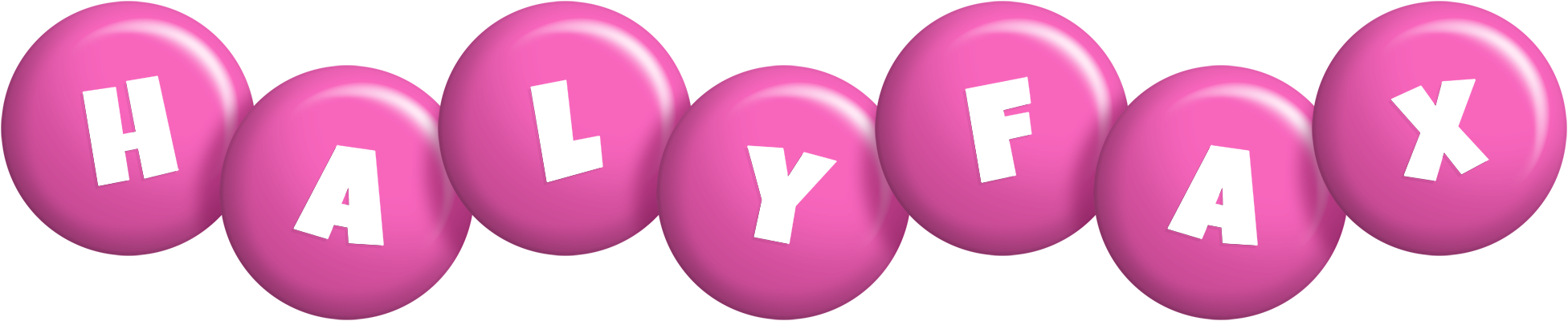 Halyfax candy-pink logo