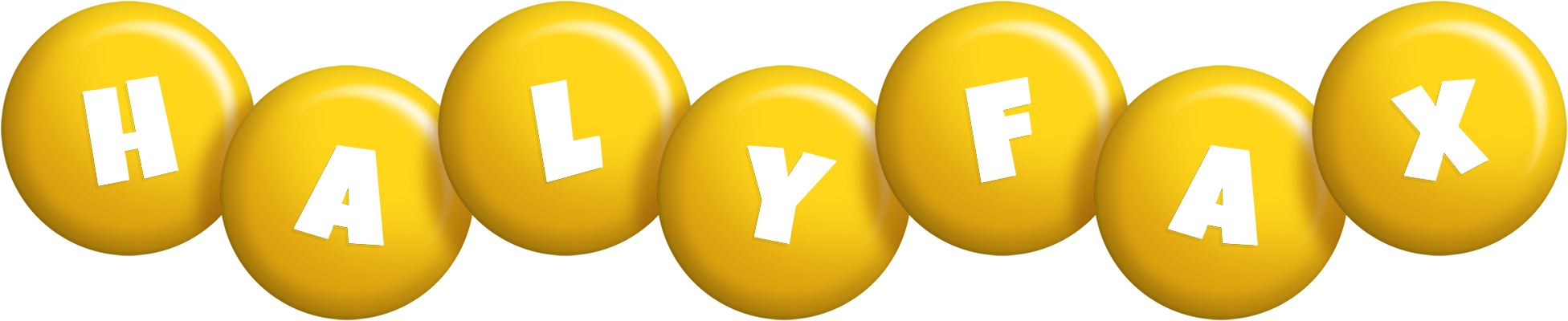 Halyfax candy-yellow logo