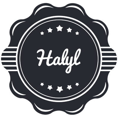 Halyl badge logo