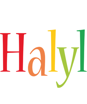 Halyl birthday logo