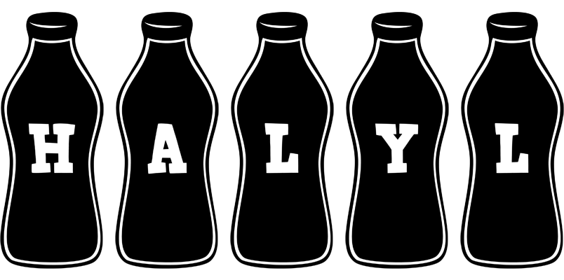 Halyl bottle logo