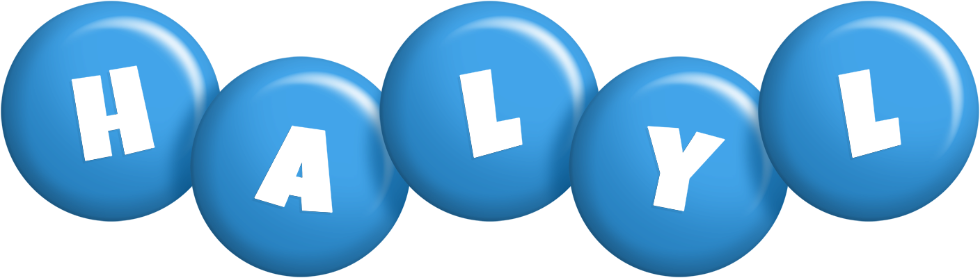 Halyl candy-blue logo