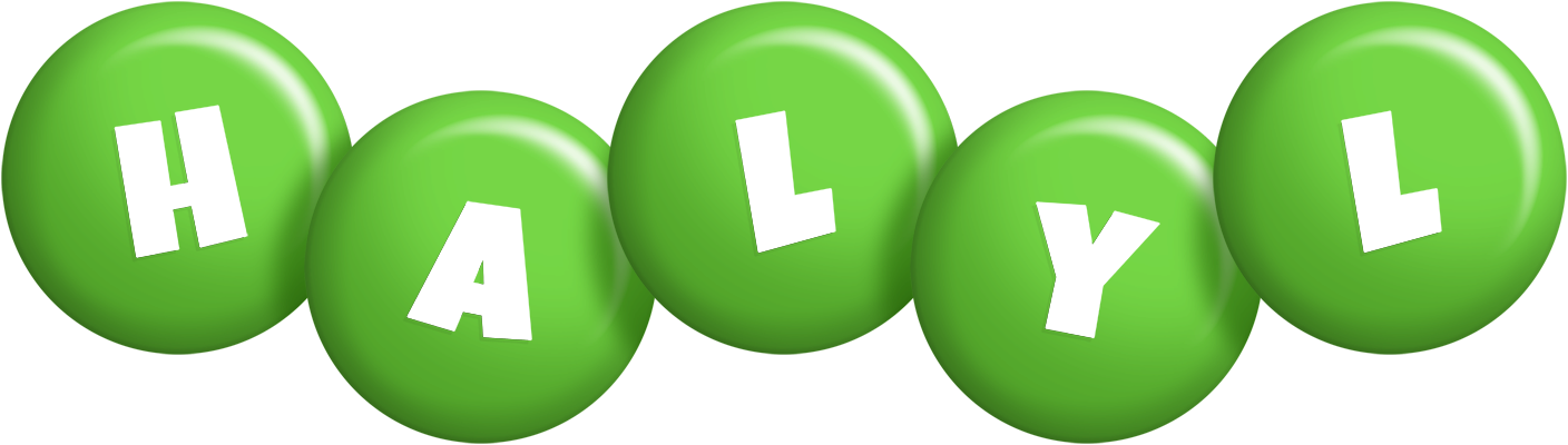 Halyl candy-green logo