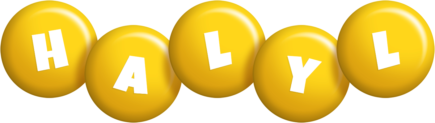 Halyl candy-yellow logo