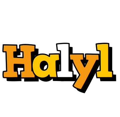 Halyl cartoon logo