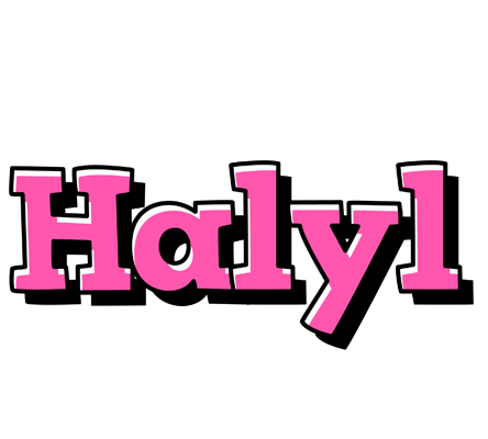 Halyl girlish logo