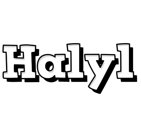Halyl snowing logo