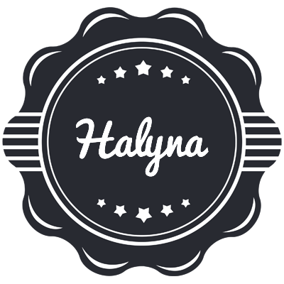 Halyna badge logo