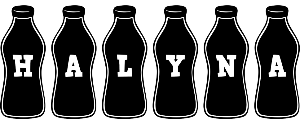 Halyna bottle logo
