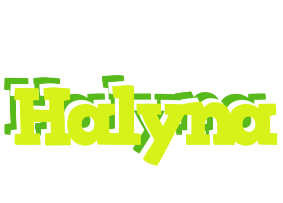 Halyna citrus logo