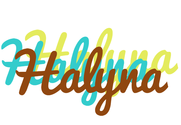 Halyna cupcake logo