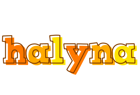 Halyna desert logo