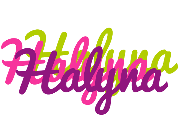 Halyna flowers logo