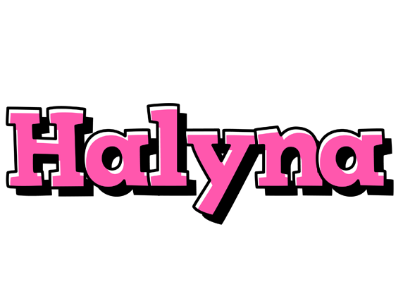 Halyna girlish logo