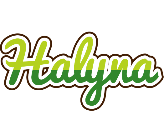 Halyna golfing logo