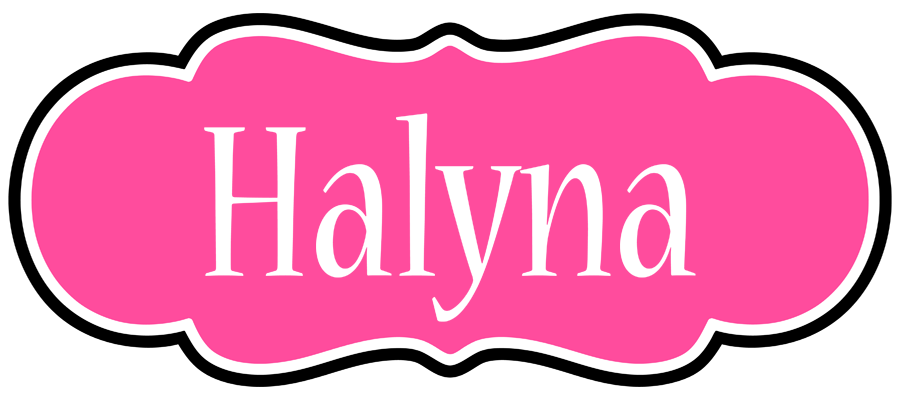 Halyna invitation logo