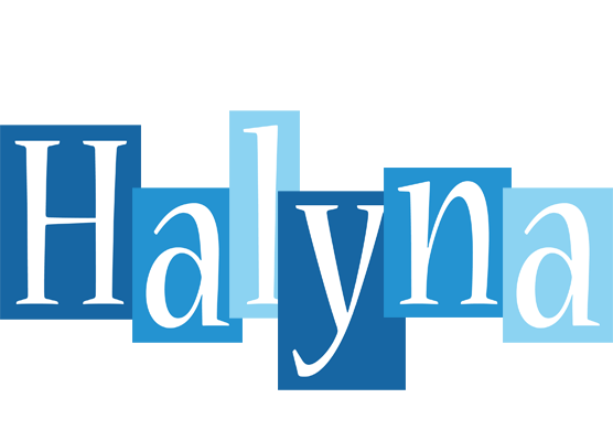 Halyna winter logo