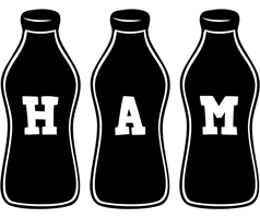 Ham bottle logo