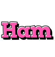 Ham girlish logo