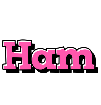 Ham girlish logo