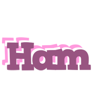 Ham relaxing logo