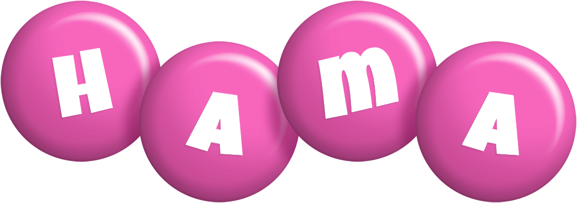 Hama candy-pink logo