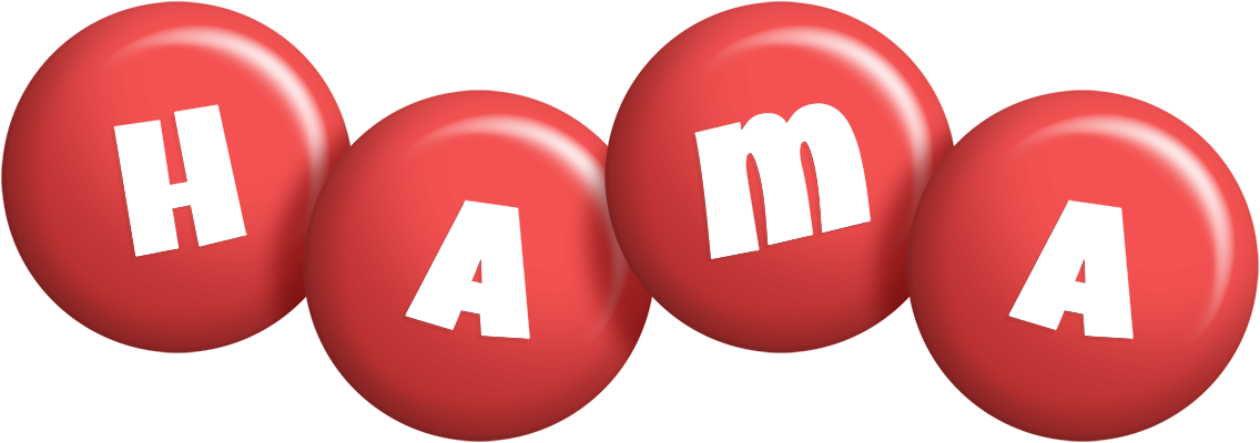 Hama candy-red logo