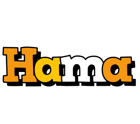 Hama cartoon logo