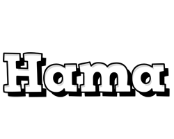 Hama snowing logo